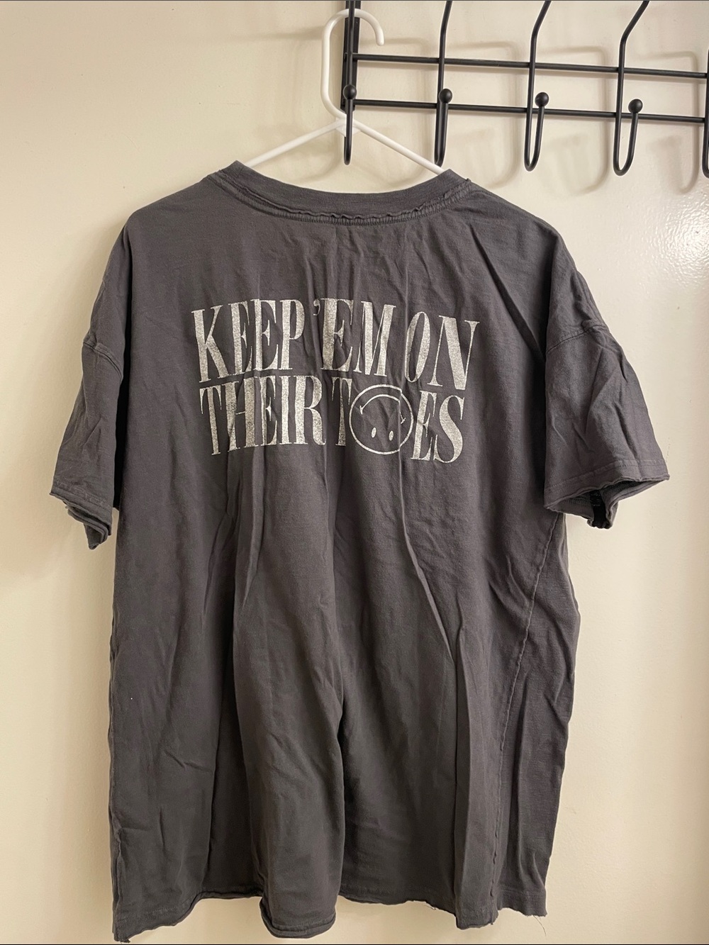 Aerie Oversized Charcoal Tee